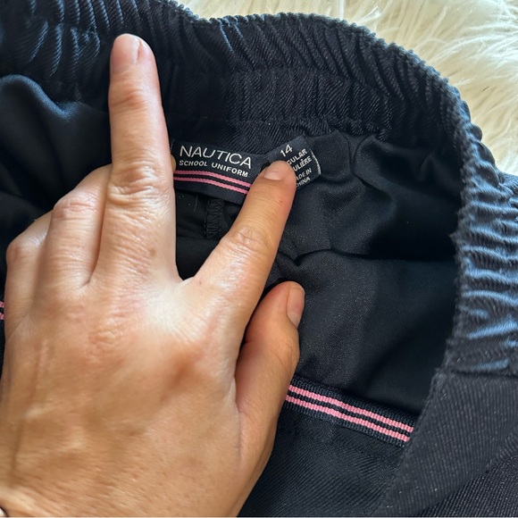 Náutica Girls uniform skirt navy blue size 14 - Picture 2 of 6